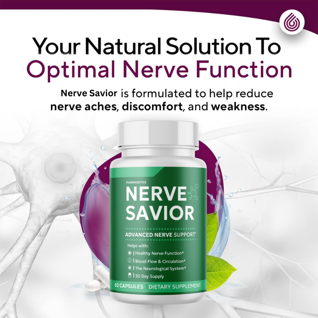 Nerve Savior Advanced Nerve Support 2 Bottles 120 Capsules