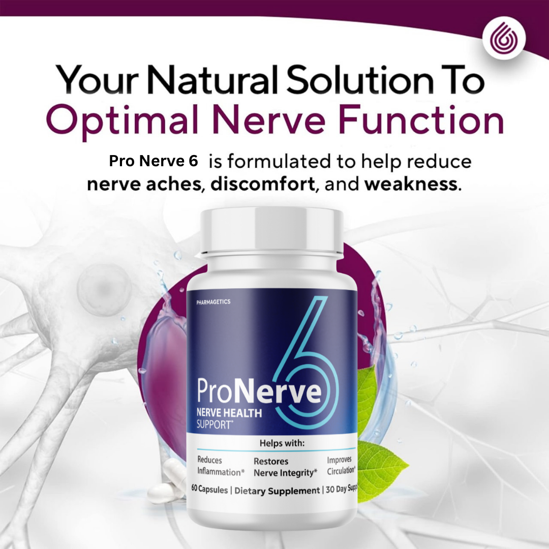 Pro Nerve 6 - Nerve Health  Support 5 Bottles 300 Capsules