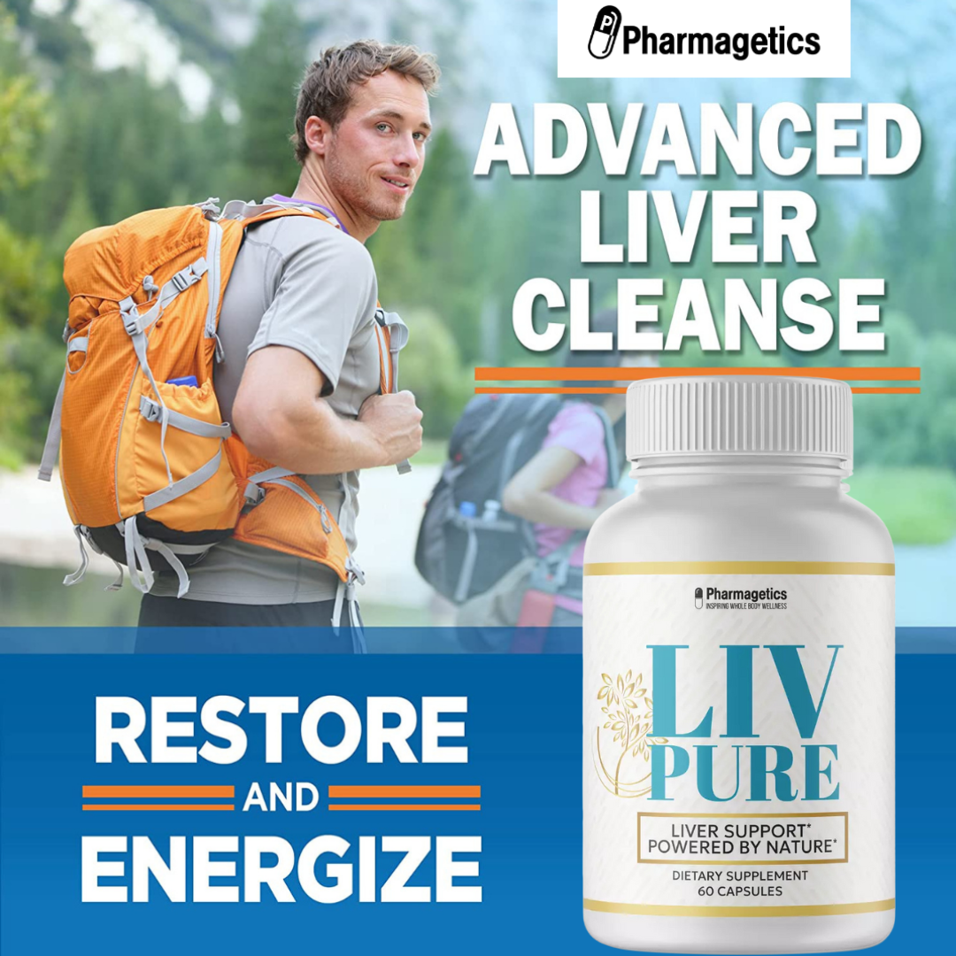 Liv Pure Capsules For Liver Detox Support - 60 Capsules