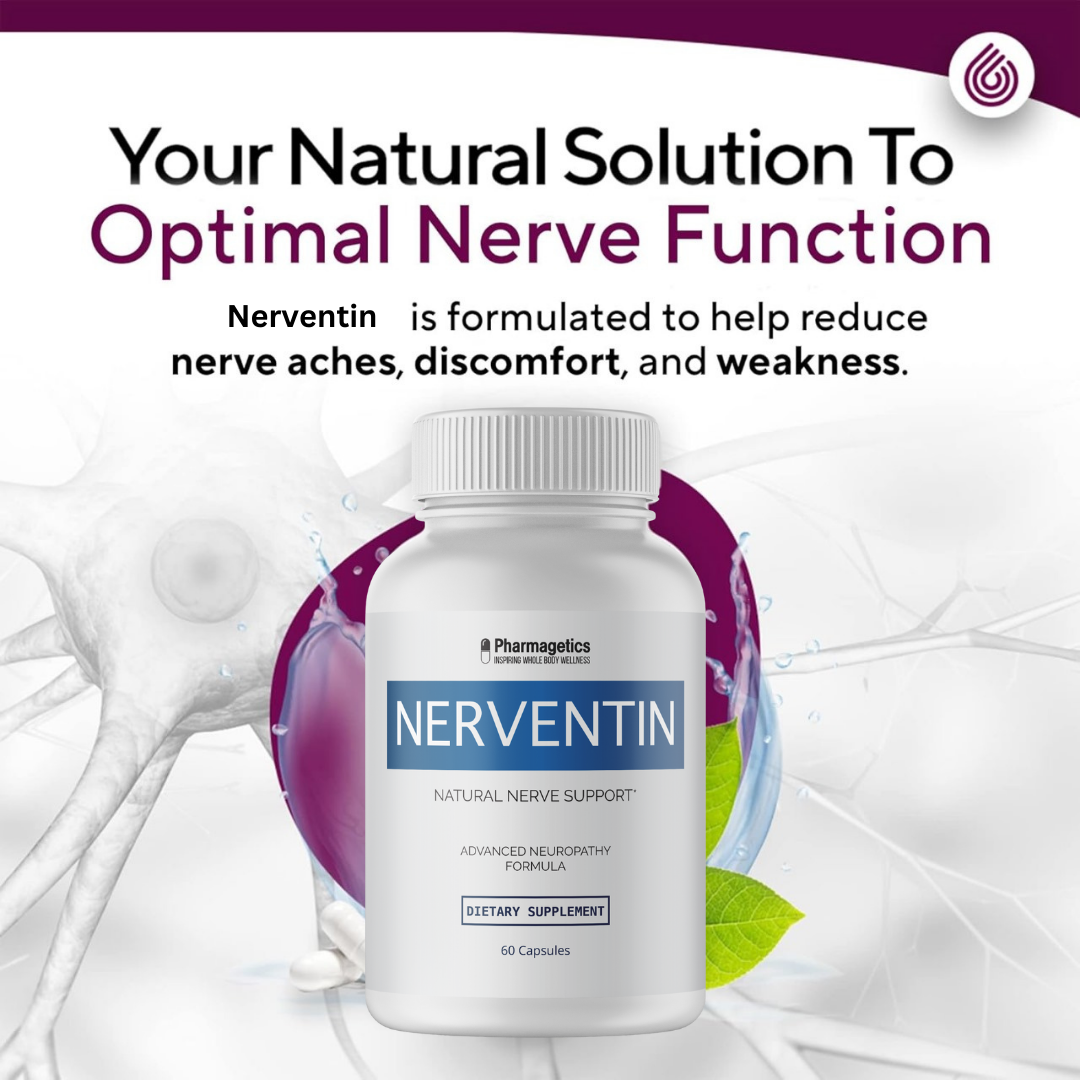 Nerventin Natural Nerve Support 3 Bottles 180 Capsules