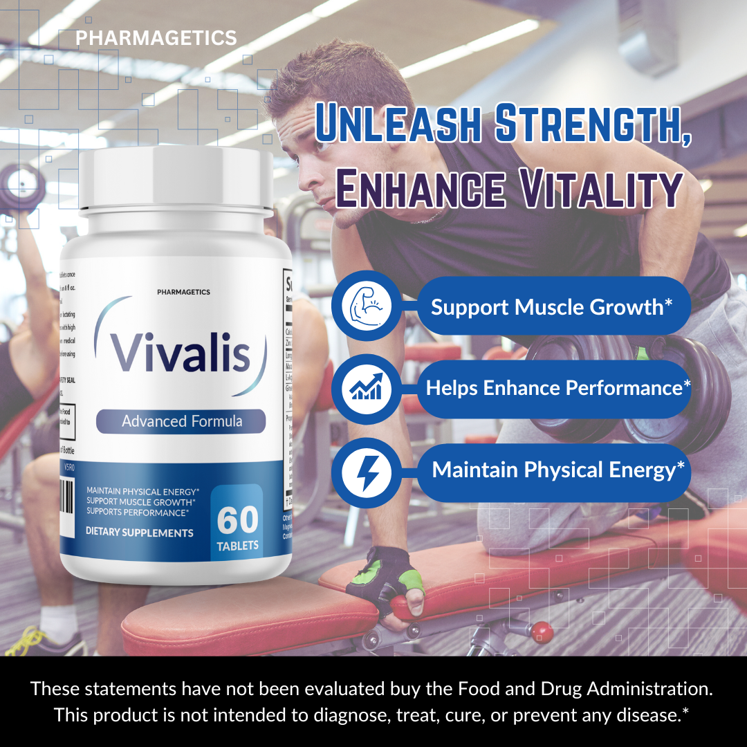 Vivalis Advanced Vitality Support Maximum Strength Formula - 3 Bottles