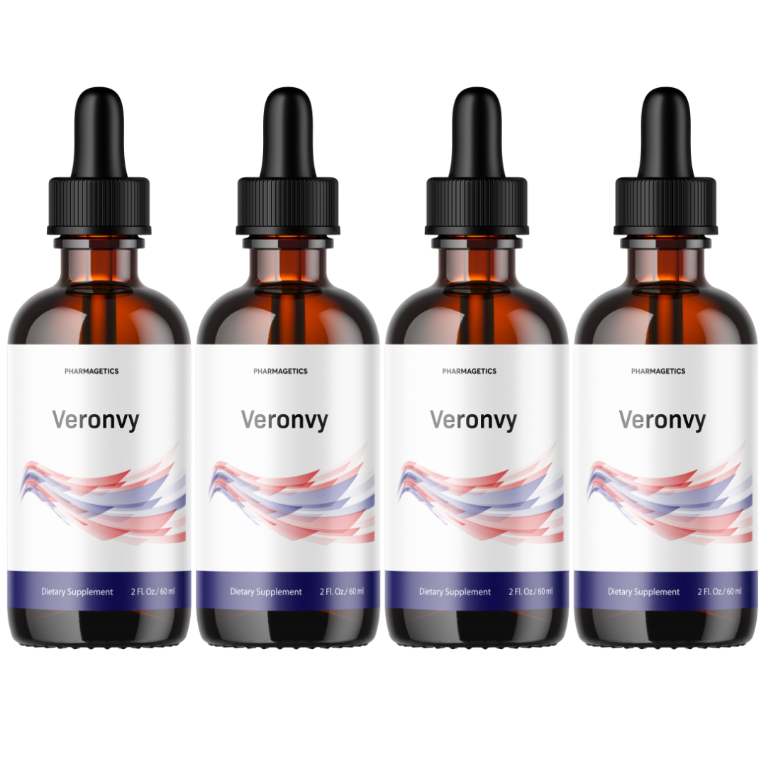 Veronvy - Support Daily Energy and Wellness for Men & Women - 4 Bottles