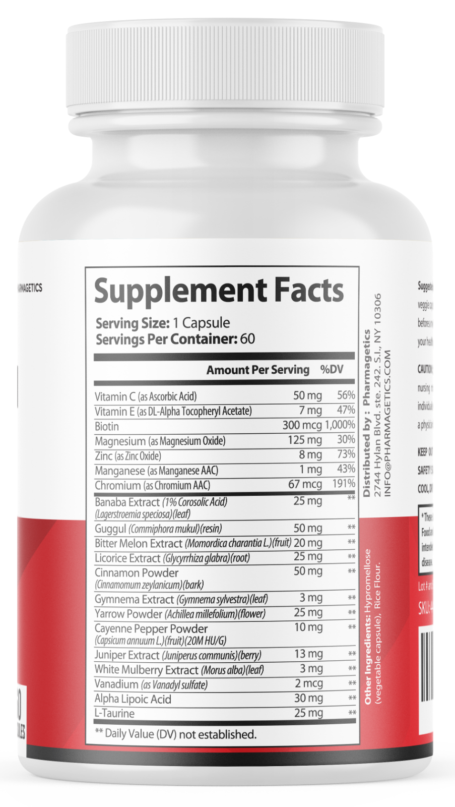 Glycogen Blood Sugar Support Pills Advanced Glynovax Formula - 8 Botles