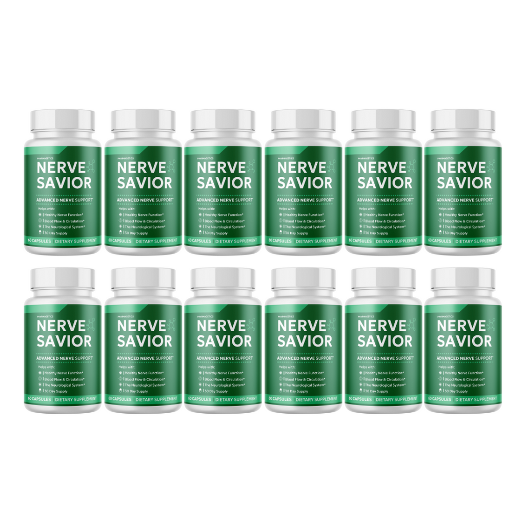 Nerve Savior Advanced Nerve Support 12 Bottles 720 Capsules