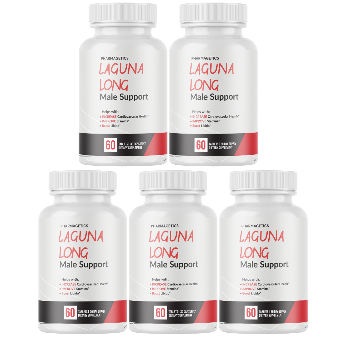 Laguna Long Male Support Tablets LagunaLong Power Performance - 5 Bottles