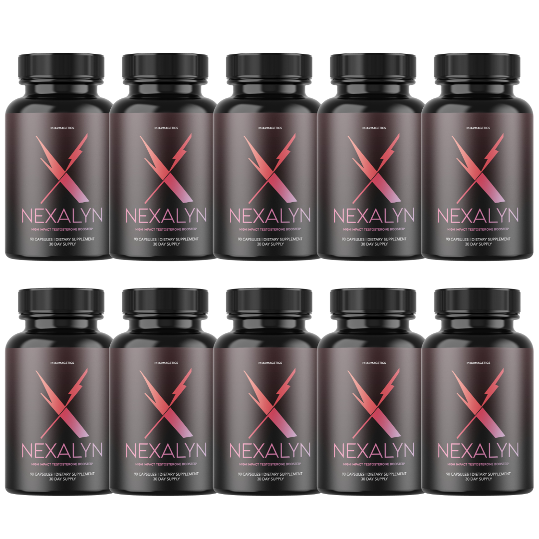 Nexalyn Pills for Men Advanced Formula - Nexa Lyn Male Support - 10 Bottles