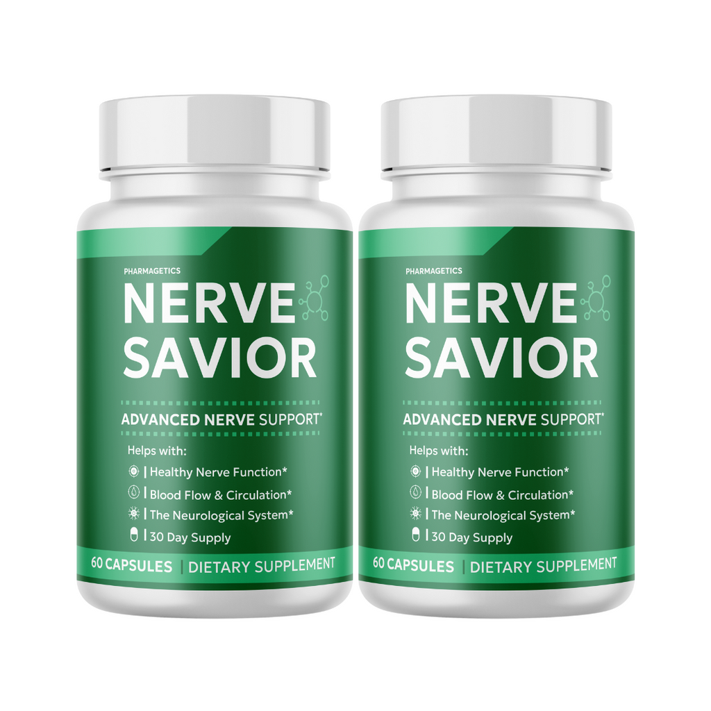 Nerve Savior Advanced Nerve Support 2 Bottles 120 Capsules