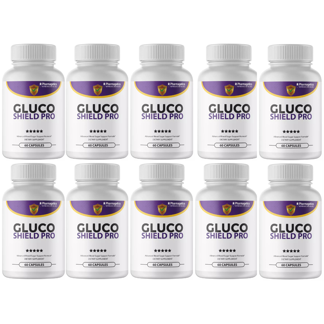 Gluco Shield Pro Supplement Supports Blood Sugar - 10 Bottles