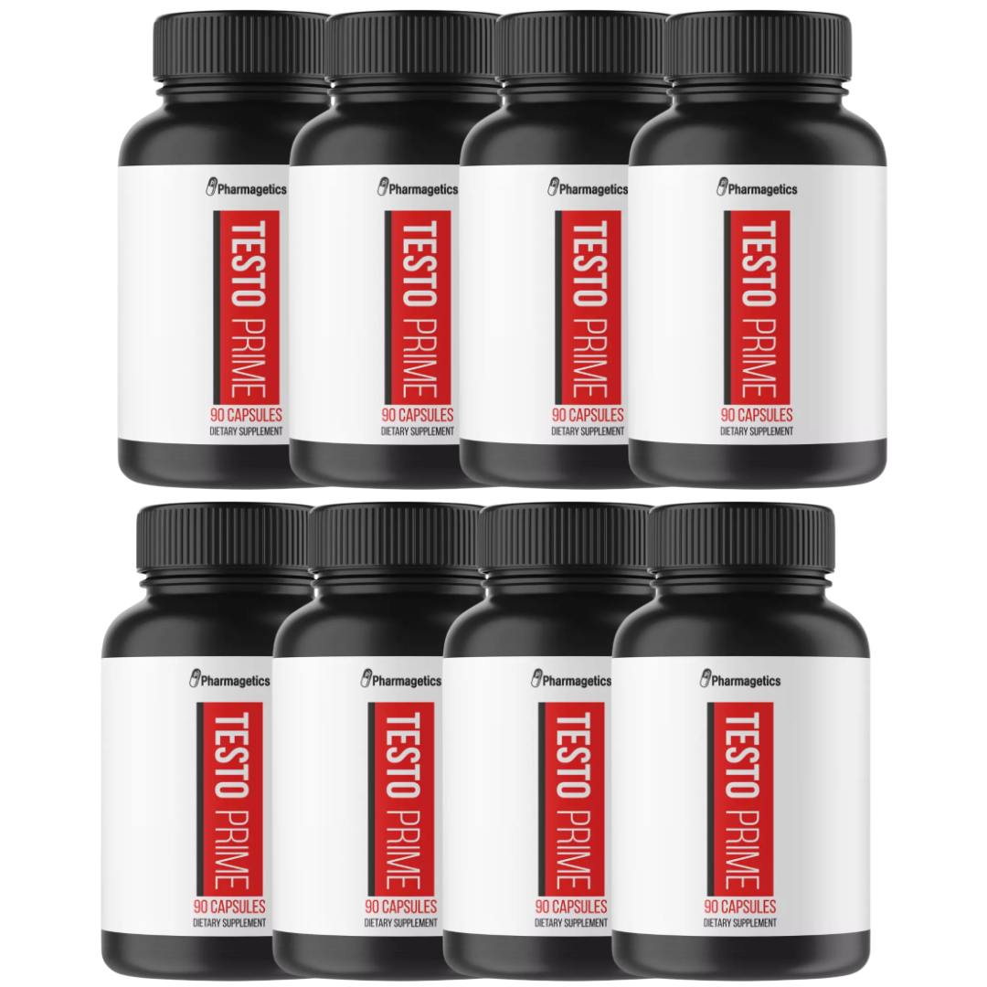 Testoprime - Extra Strength Formula Supplement Testo Prime - 8 Bottles