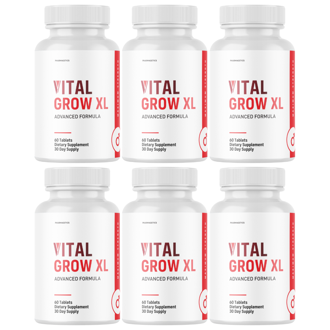 Vital Grow XL Extreme Premium Formula For Men - 6 Bottles