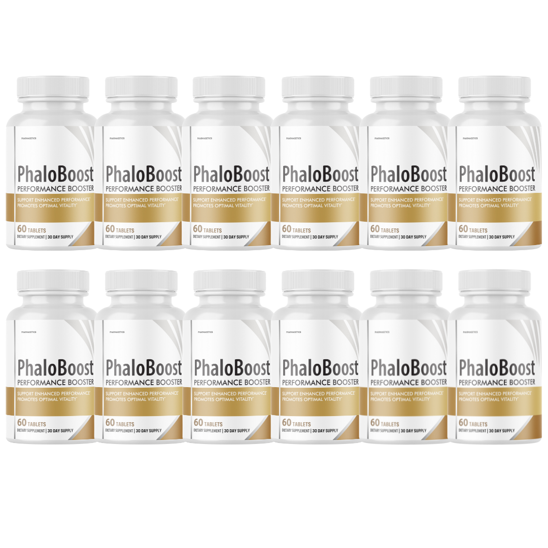 Phaloboost - Premium Capsules for Men’s Vitality and Performance - 12 Bottles