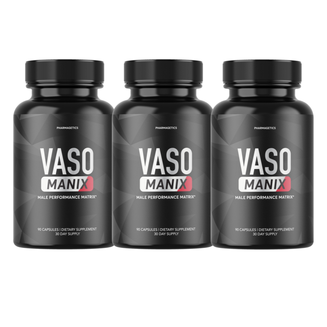 Vaso Manix - Support Energy Vitality and Overall Wellness - 3 Bottles