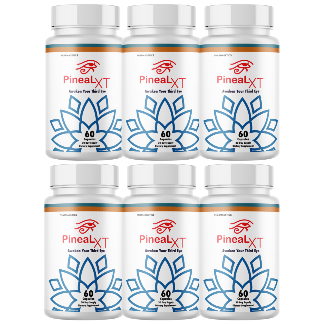 Pineal XT, PinealXT Pineal Gland Support & Energy Pills - 6 Bottles