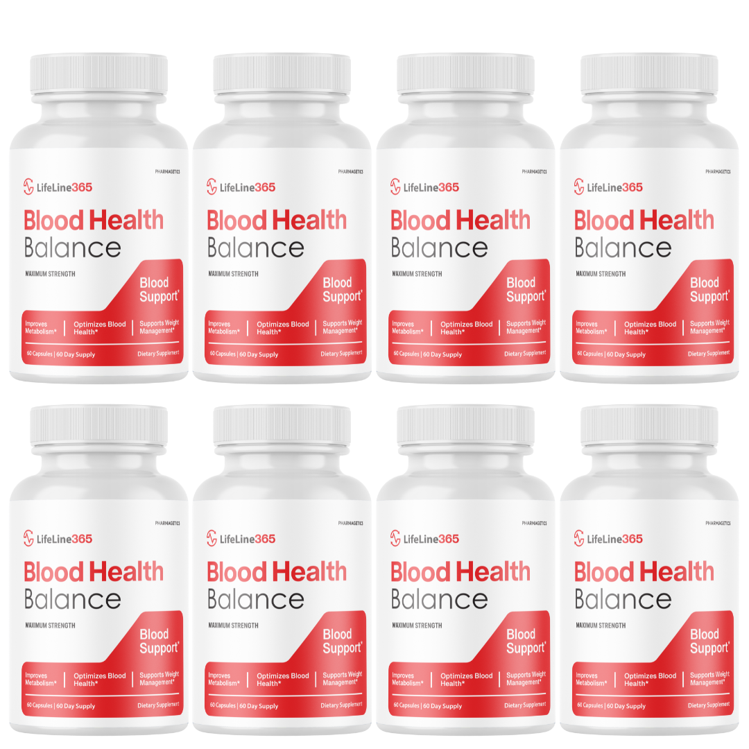 Lifeline 365 Blood Health Balance Life Line 365 Blood  Support - 8 Bottles