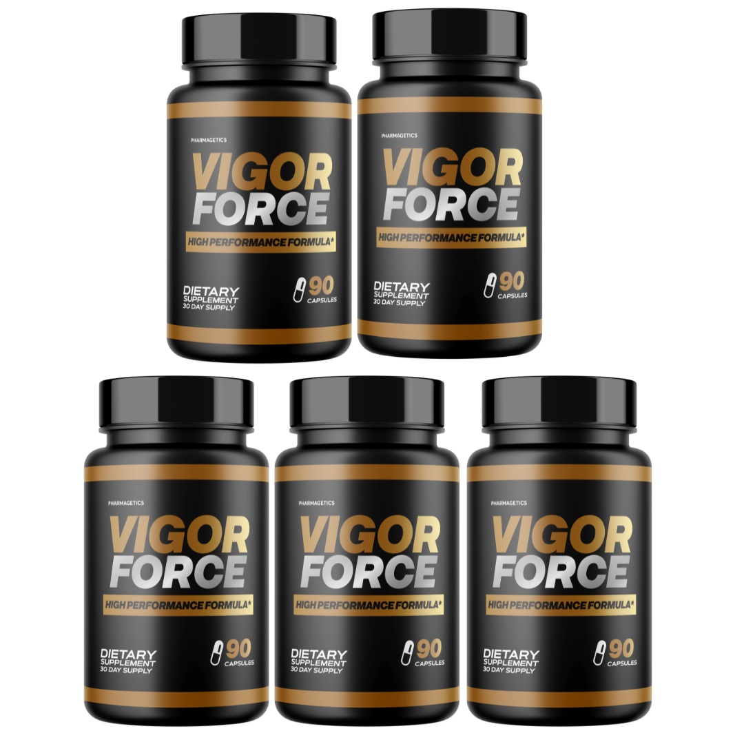 Vigor Force High Performance Formula 5 Bottles 450 Capsules