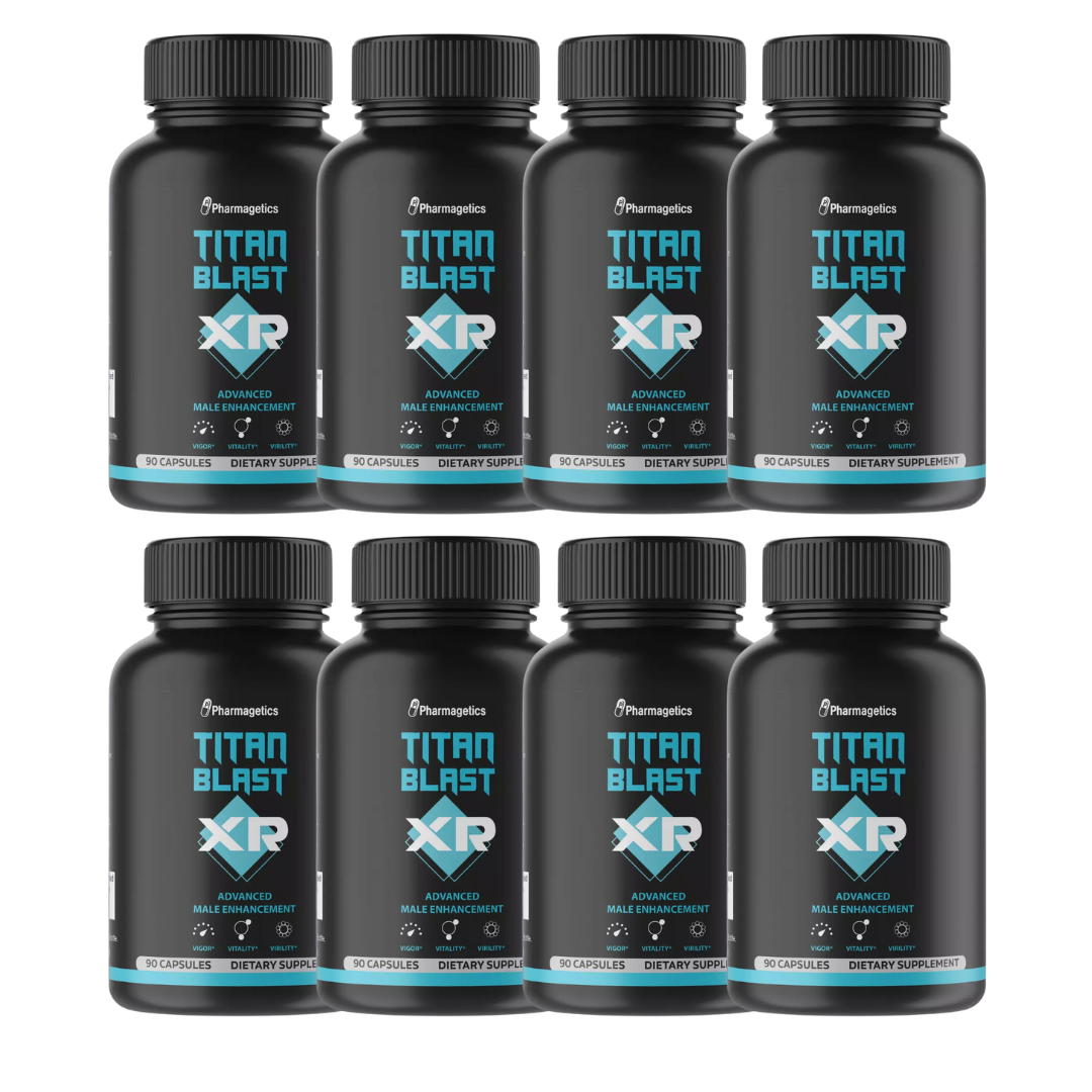 Titan Blast XR Advanced Male Enhancement - 8 Bottles