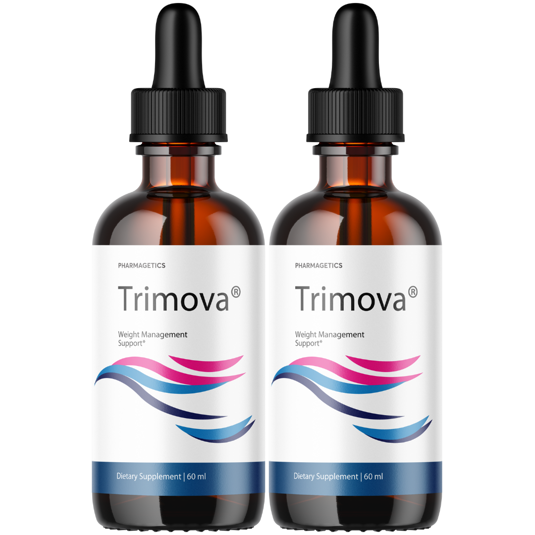 Trimova Weight Loss Drops for Burning Excess Fat & Boosting Energy - 2 Bottles