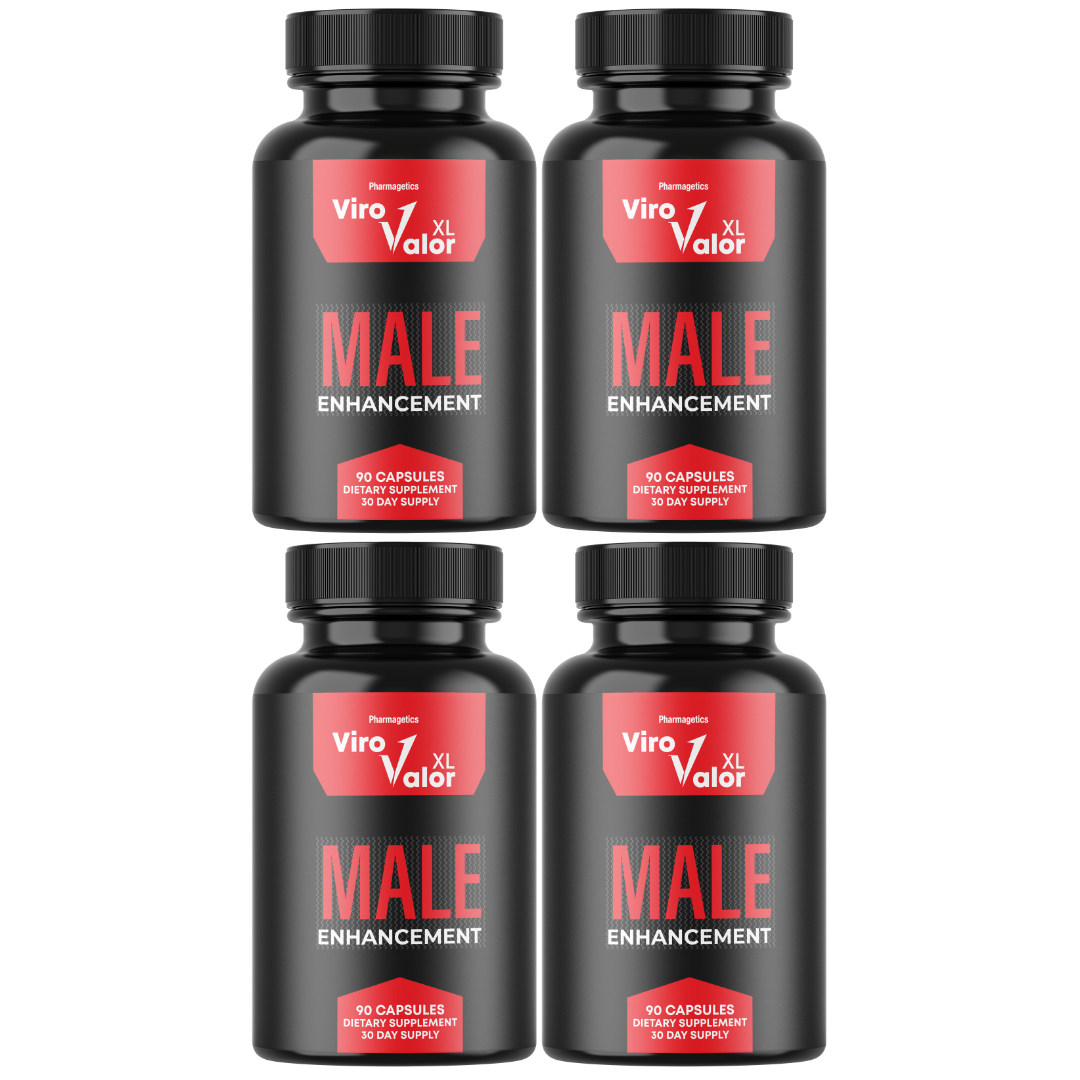 Viro Valor XL Pills Formula Virovalor XLR Vitamins - 4 Bottles