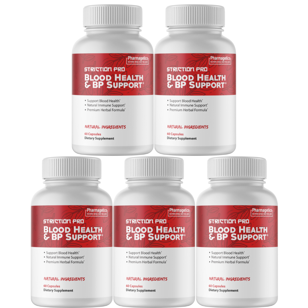 Striction Pro - blood sugar support supplement, 5 Pack