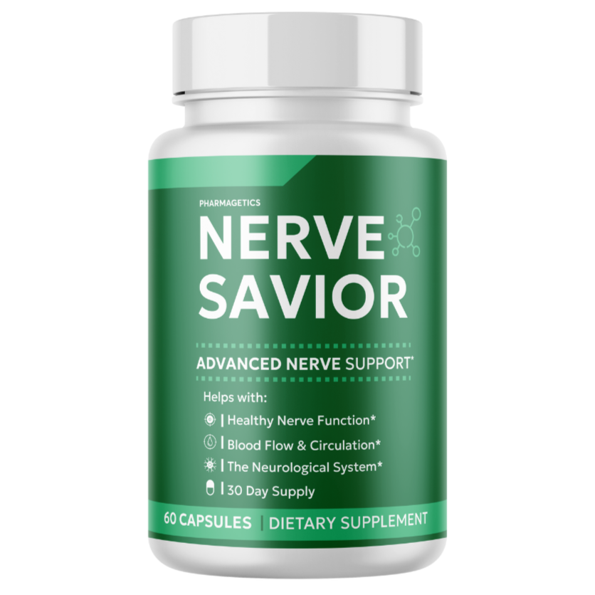 Nerve Savior Advanced Nerve Support 30 Day Supply 60 Capsules