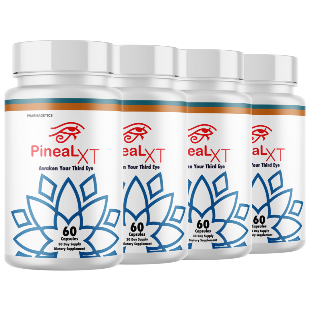 Pineal XT, PinealXT Pineal Gland Support & Energy Pills - 4 Bottles