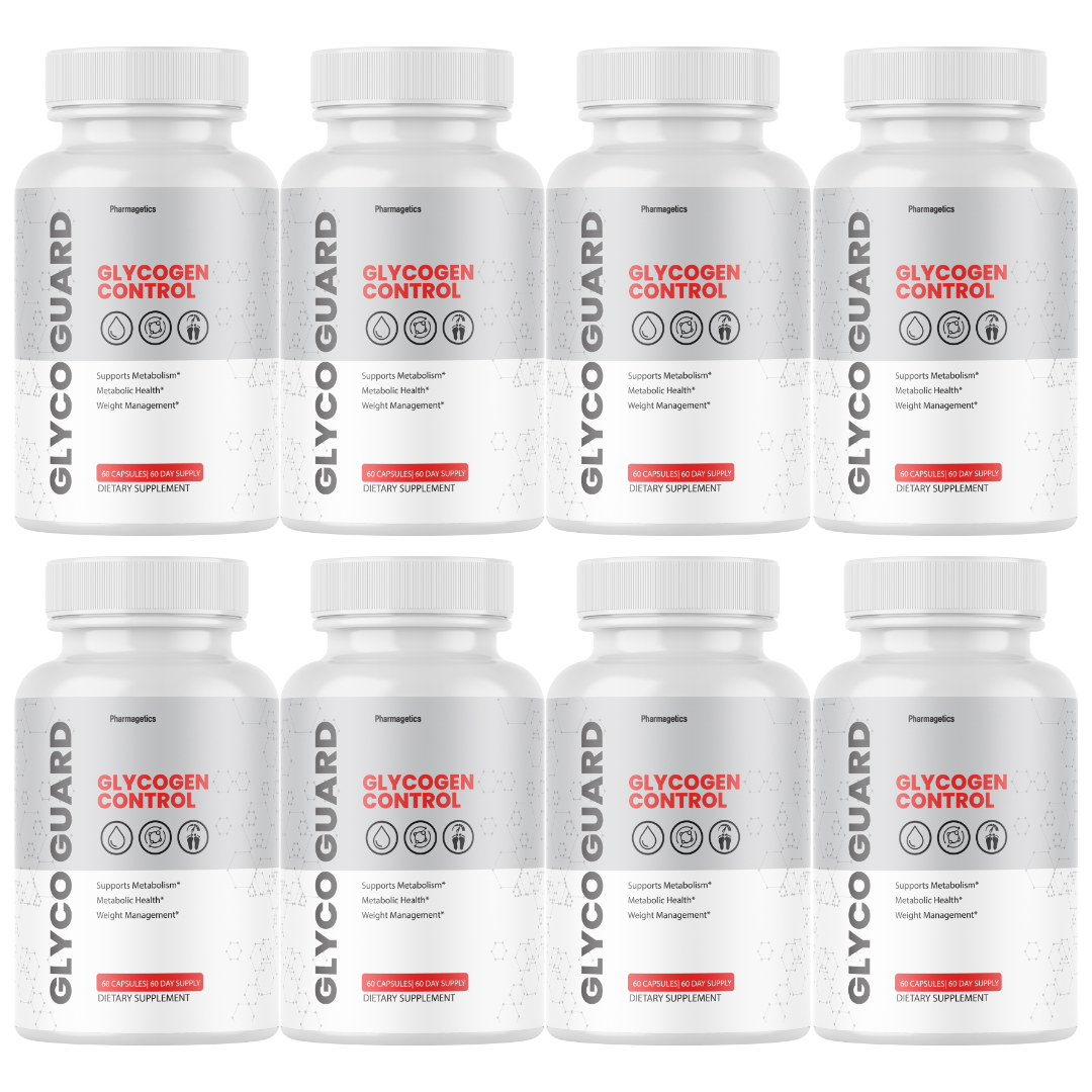 Glyco Guard Blood Sugar Support & Glycogen Control Supplement - 8 Botles