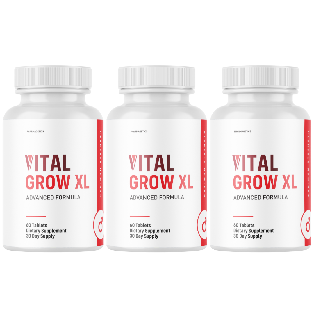 Vital Grow XL Extreme Premium Formula For Men - 3 Bottles