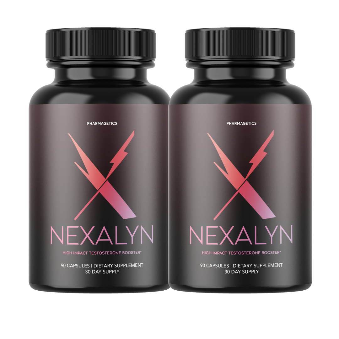 Nexalyn Pills for Men Advanced Formula - Nexa Lyn Male Support - 2 Bottles