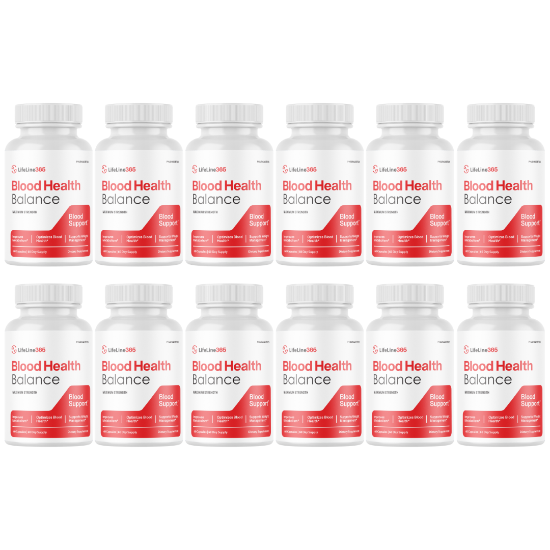 Lifeline 365 Blood Health Balance Life Line 365 Blood  Support - 12 Bottles