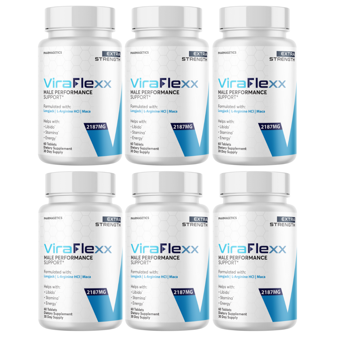 ViraFlexx Male Performance Support 6 Bottles 360 Capsules