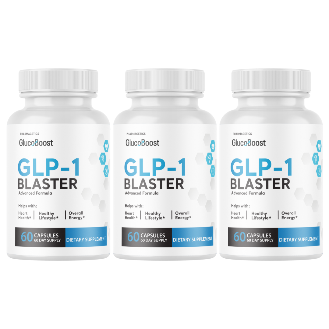 GlucoBoost GLP-1 Booster, Gluco Boost Blood Support - 3 Bottles