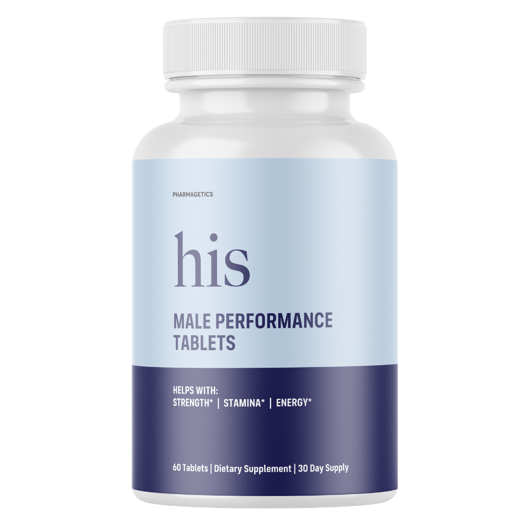 His Male Performance - Enhances Energy, Vitality & Stamina - 60 Tablets