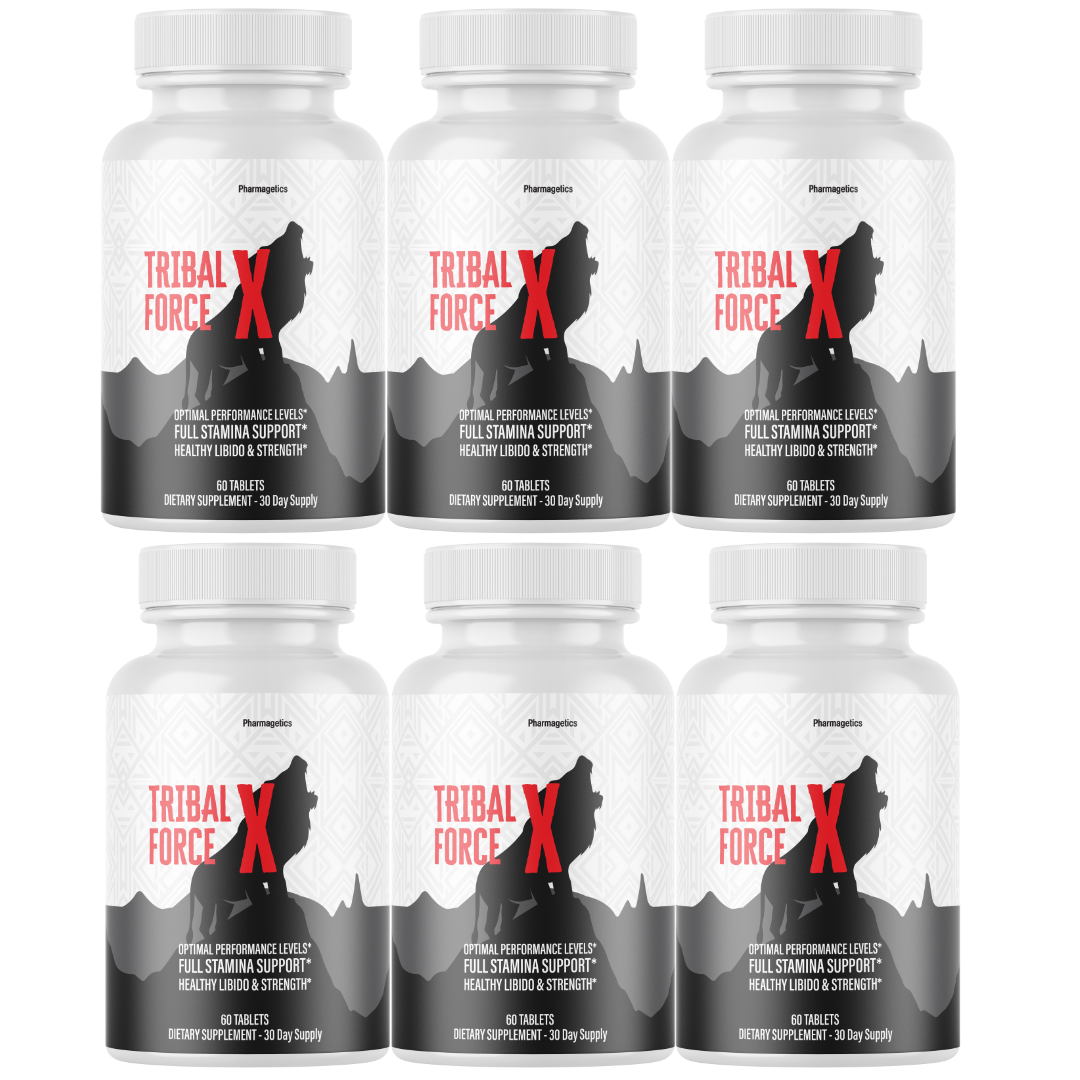 Tribal Force X Men Support Capsules, TribalForce X Pills - 6 Bottles