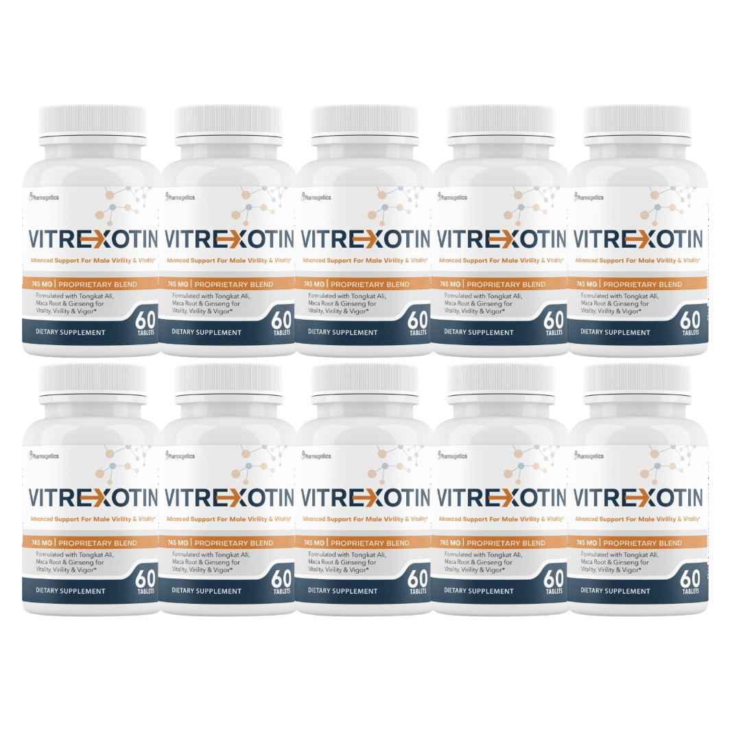 Vitrexotin Advanced Support For Male Virility & Vitality - 10 Bottles