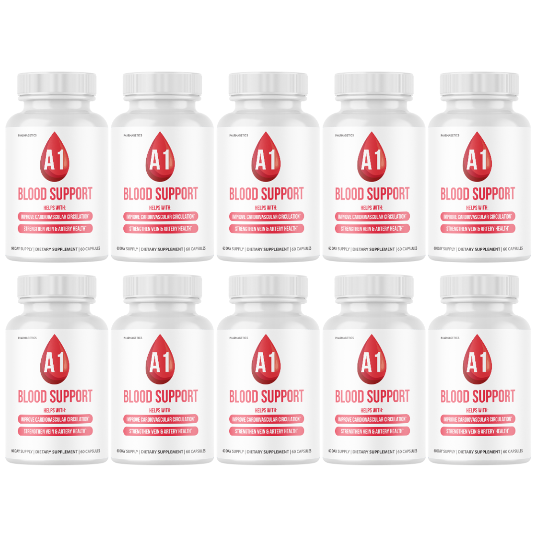 A1 Blood Support Artery Health Vein Strength- 10 Bottles