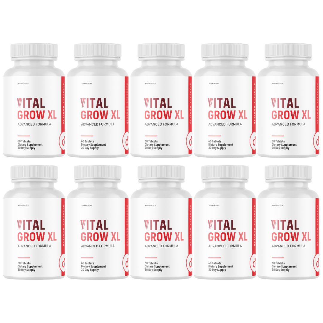 Vital Grow XL Extreme Premium Formula For Men - 10 Bottles