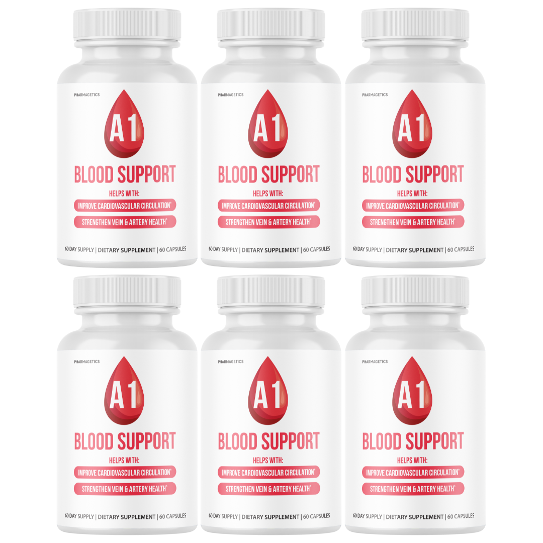 A1 Blood Support Artery Health Vein Strength- 6 Bottles