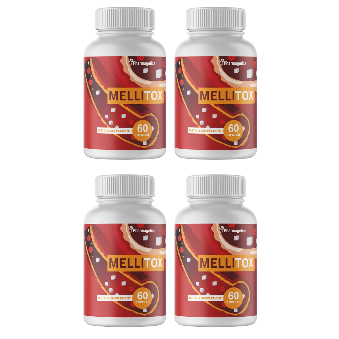 Mellitox Blood Sugar Support - 4 Bottles