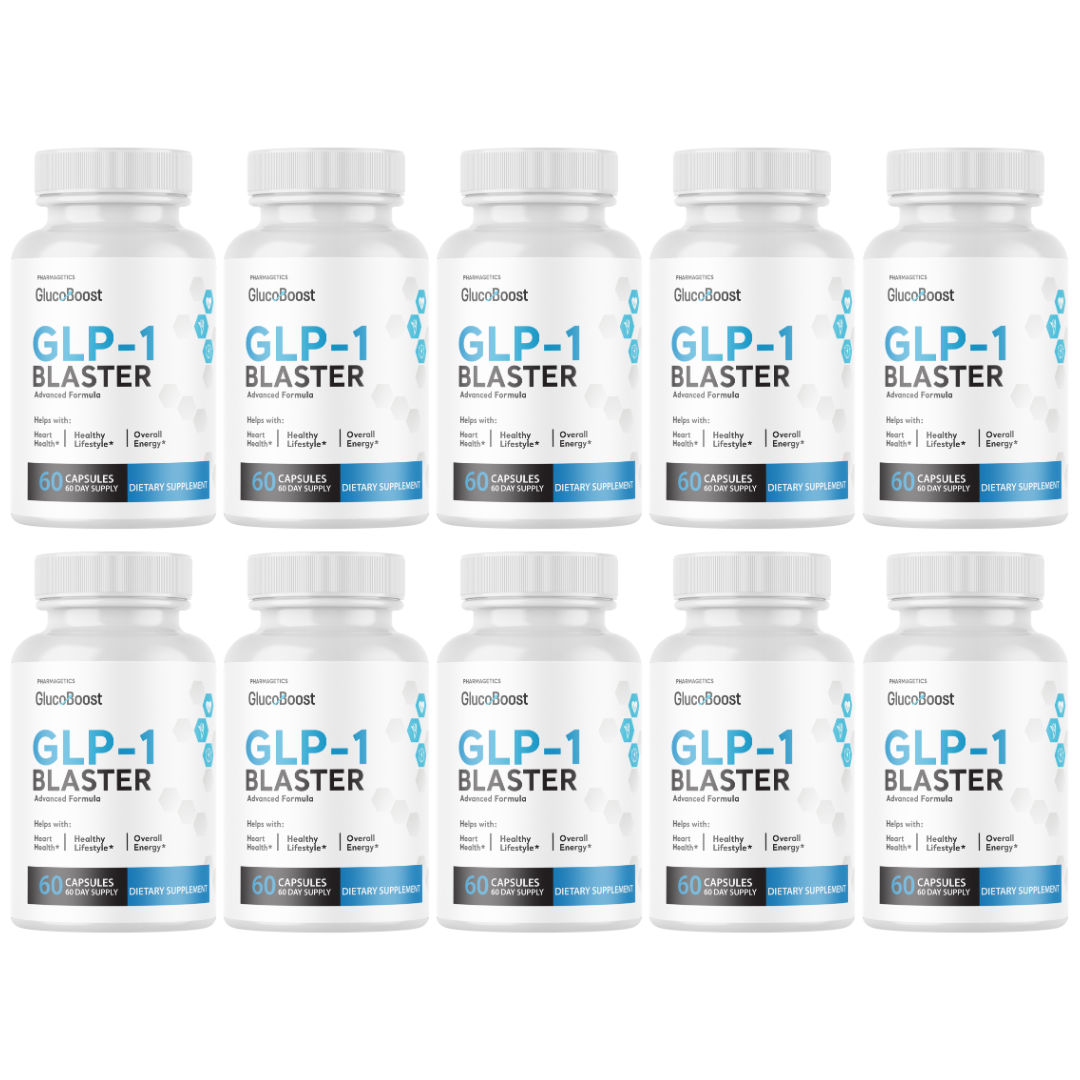 GlucoBoost GLP-1 Booster, Gluco Boost Blood Support - 10 Bottles