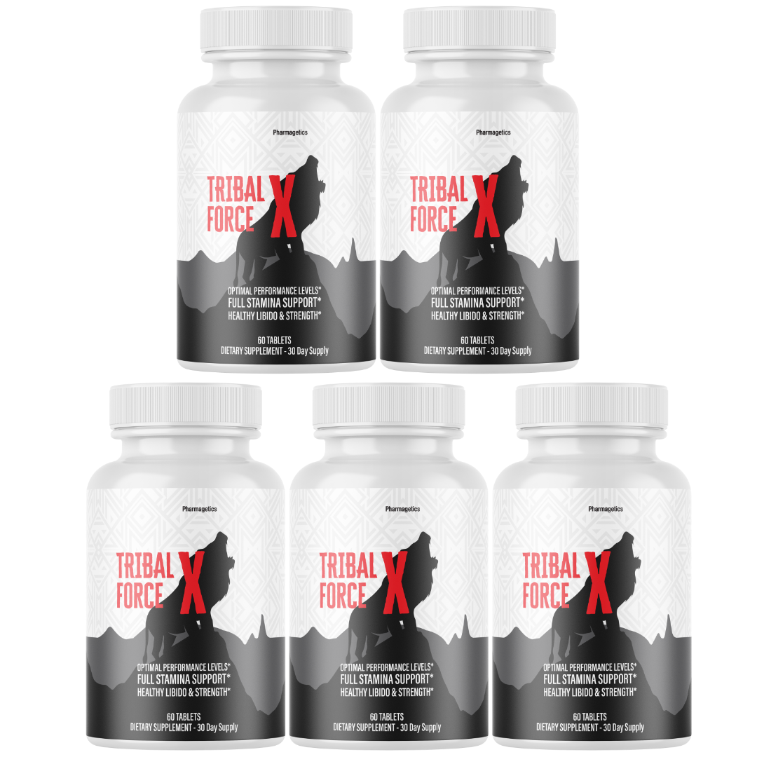 Tribal Force X Men Support Capsules, TribalForce X Pills - 5 Bottles