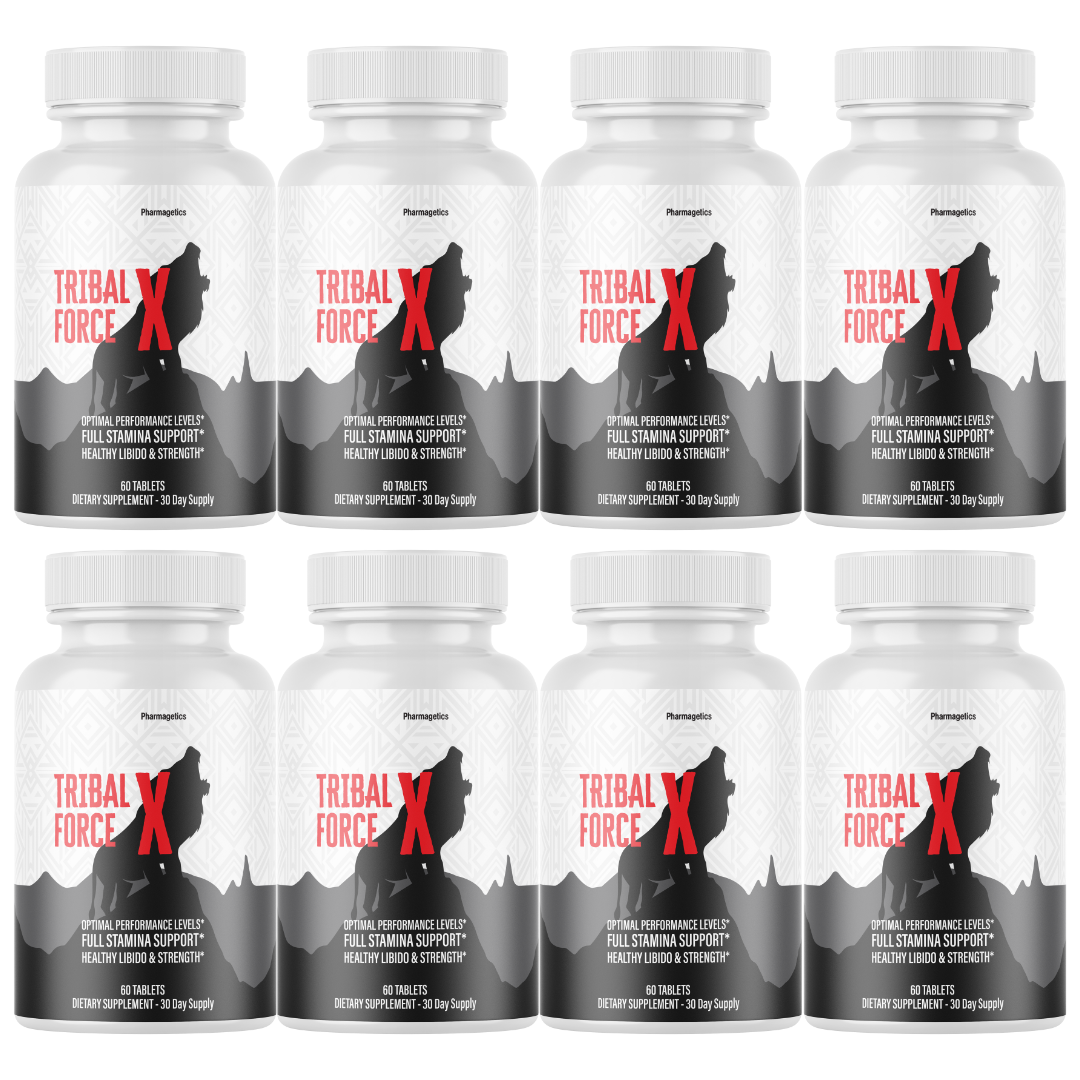 Tribal Force X Men Support Capsules, TribalForce X Pills - 8 Bottles