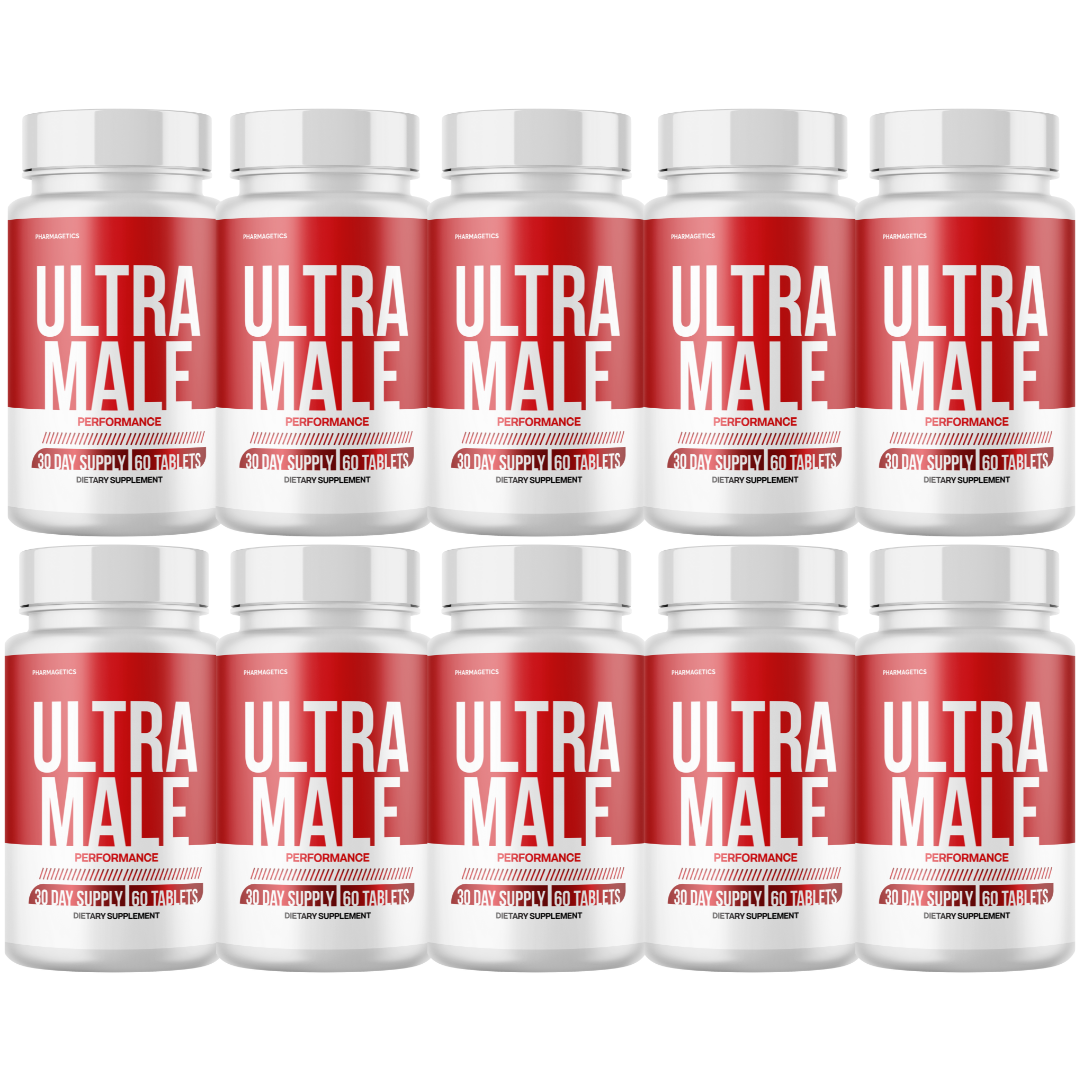 Ultra Male Capsules UltraMale Vitality Supplement Men - 10 bottles