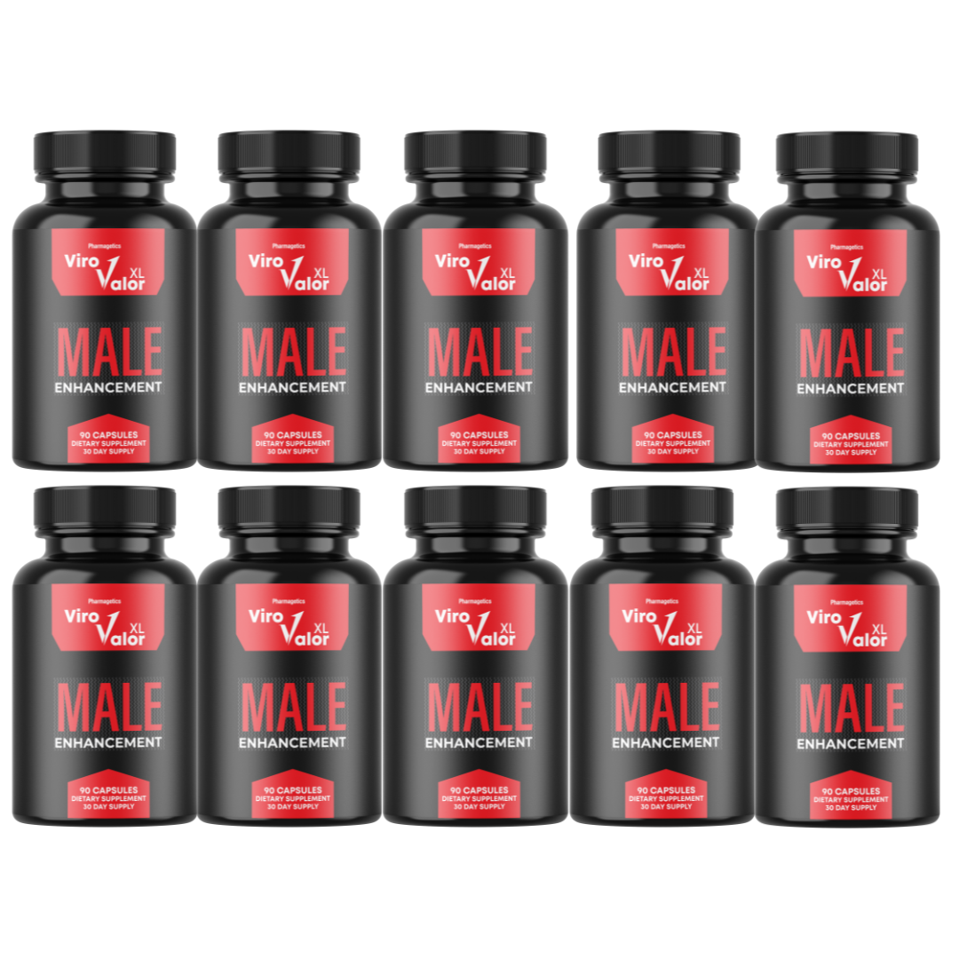 Viro Valor XL Pills Formula Virovalor XLR Vitamins - 10 Bottles