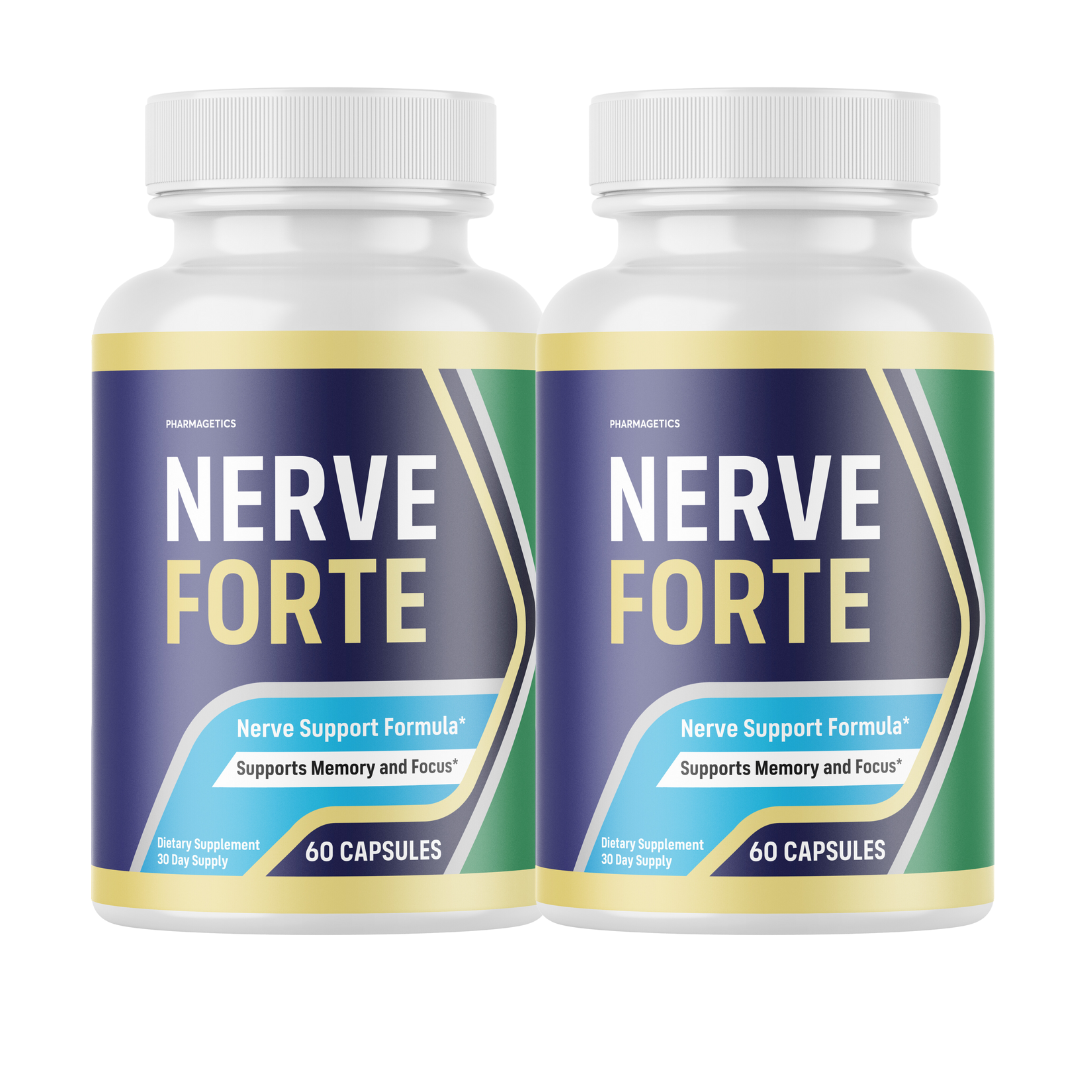 Nerve Forte Capsules for Nerve Health and Discomfort Relief - 2 Bottles