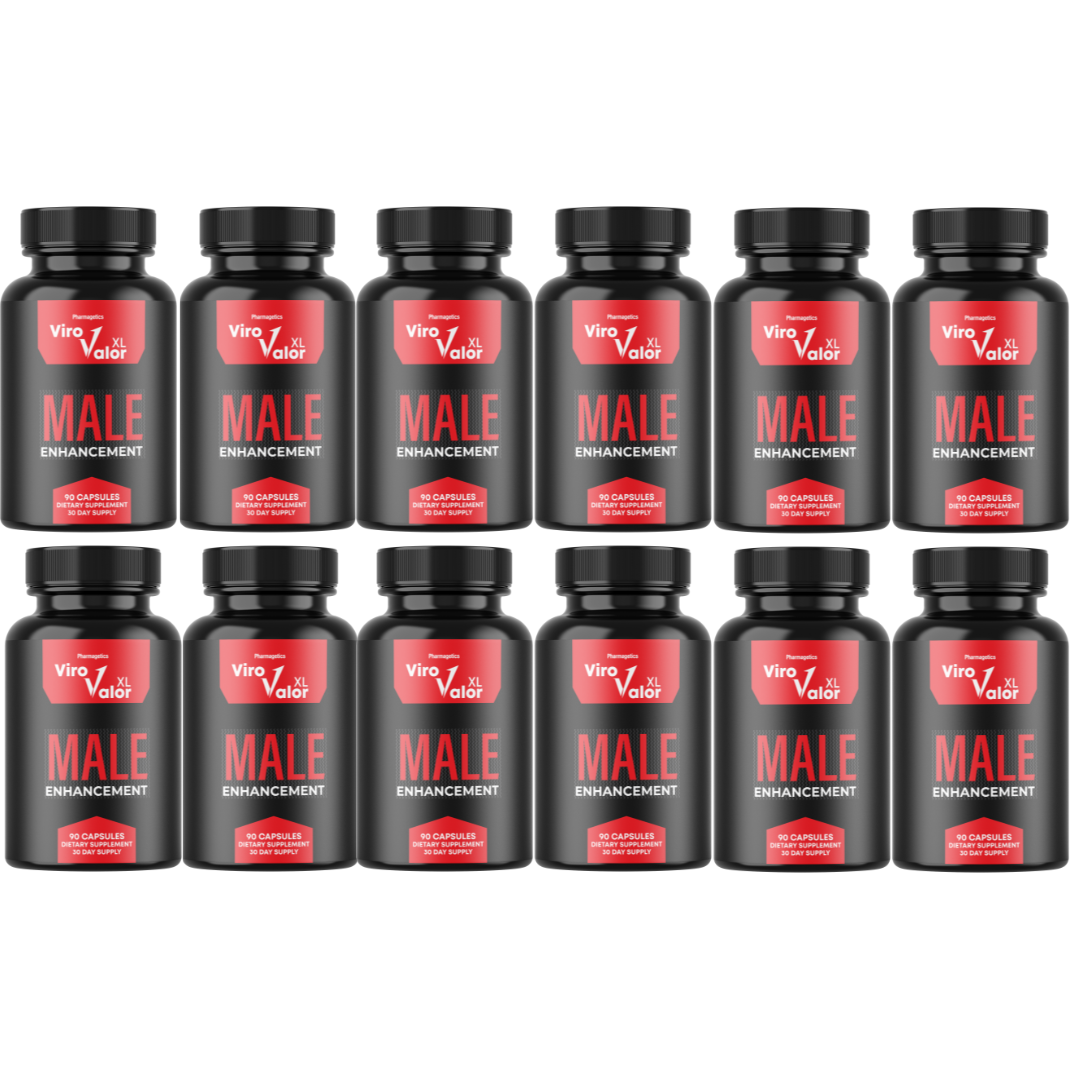 Viro Valor XL Pills Formula Virovalor XLR Vitamins - 12 Bottles