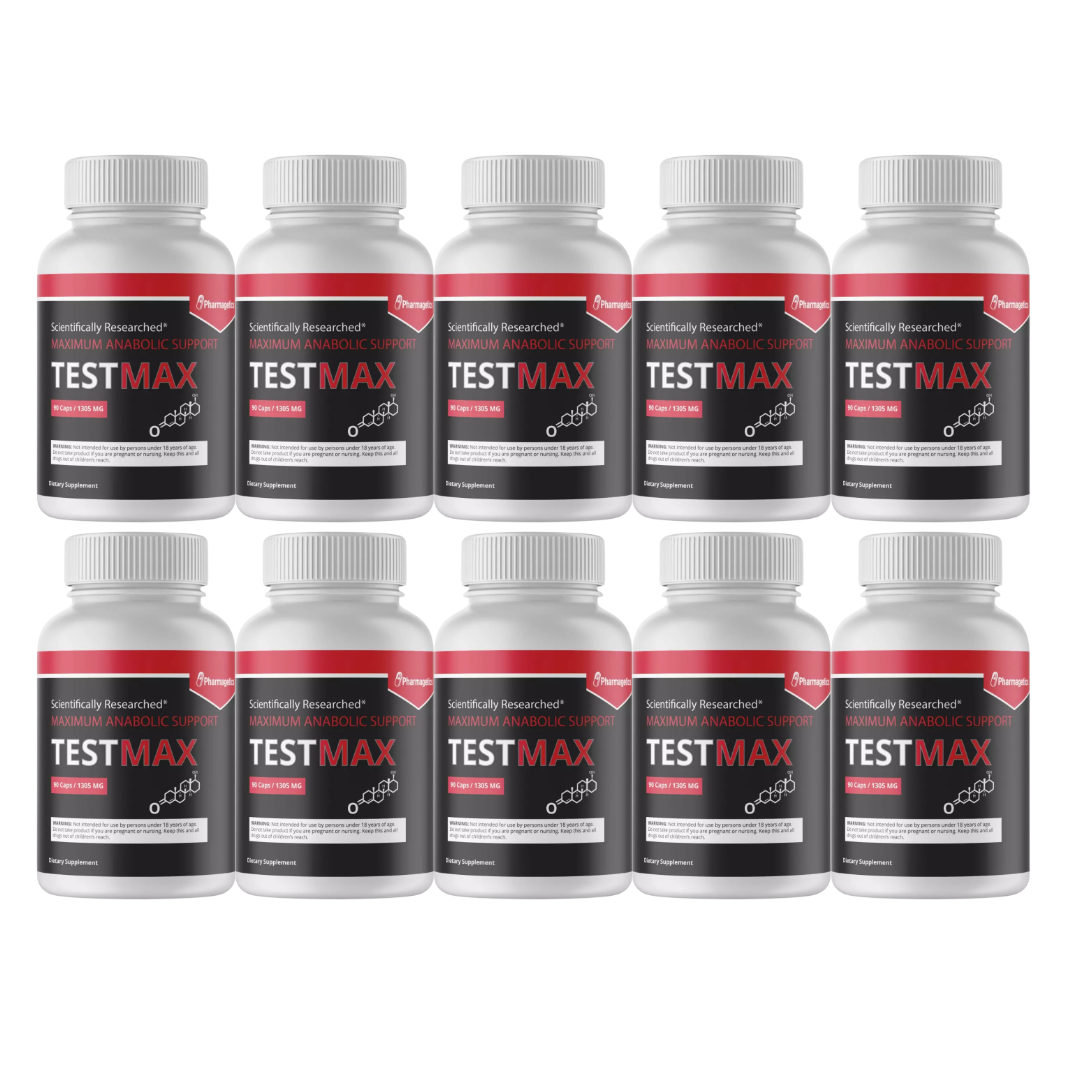 TestMax - Extreme Anabolic Activator - Testosterone Booster - 10 Bottles