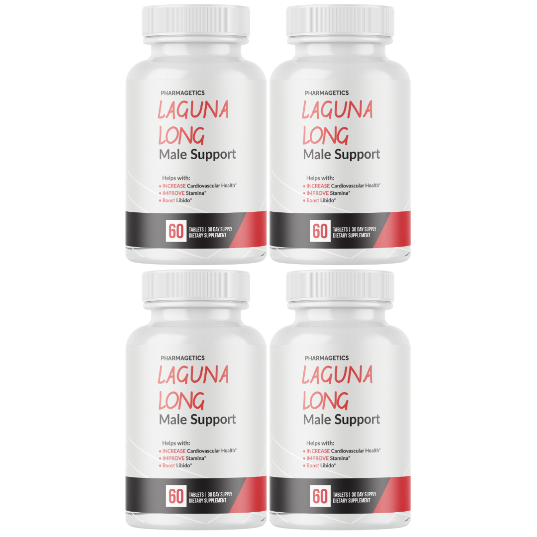 Laguna Long Male Support Tablets LagunaLong Power Performance - 4 Bottles