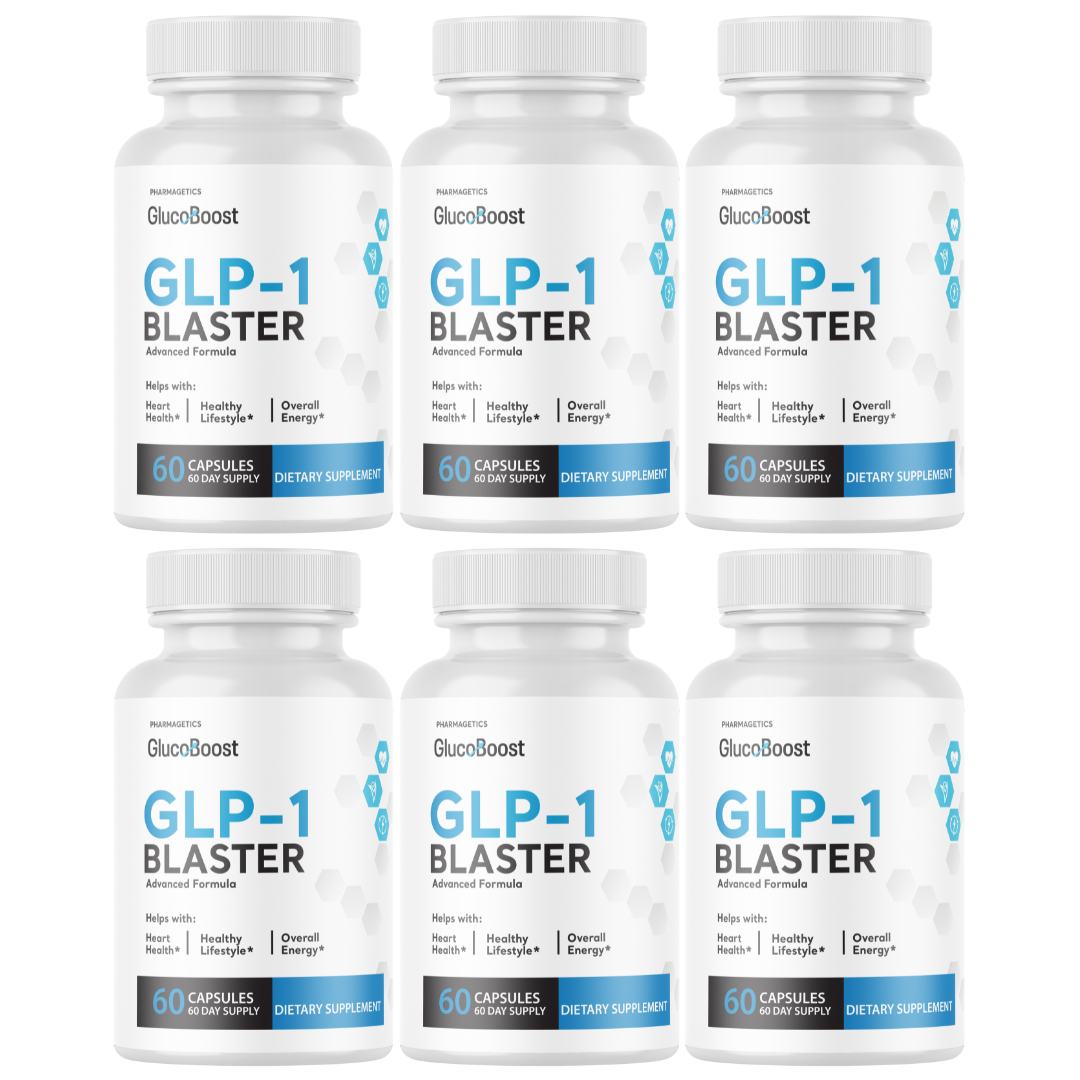 GlucoBoost GLP-1 Booster, Gluco Boost Blood Support - 6 Bottles