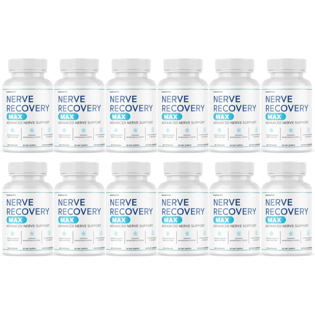 Nerve Recovery Max Advanced Nerve Support - 12 Bottles