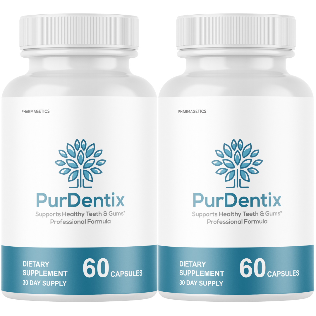 Purdentix Oral Probiotic Support Healthy Teeth and Gums Pur Dentix - 2 Bottles